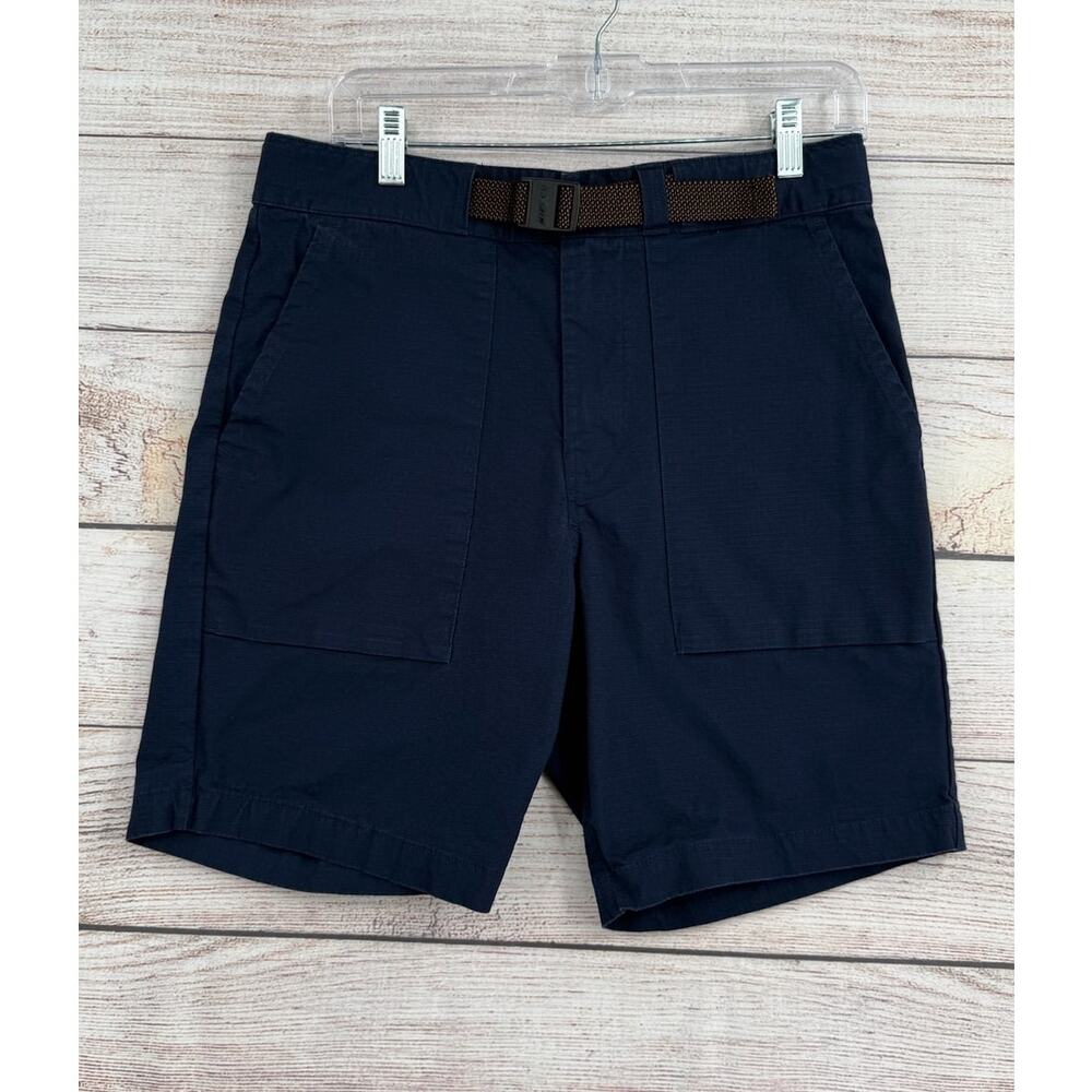 Nike SB Ripstop Belted Skater Shorts Mens 30/M Navy Blue 5 Pocket